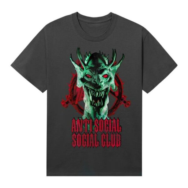 Antisocialsocialclub Store Merch Assc X Slayer Evil Club Tee