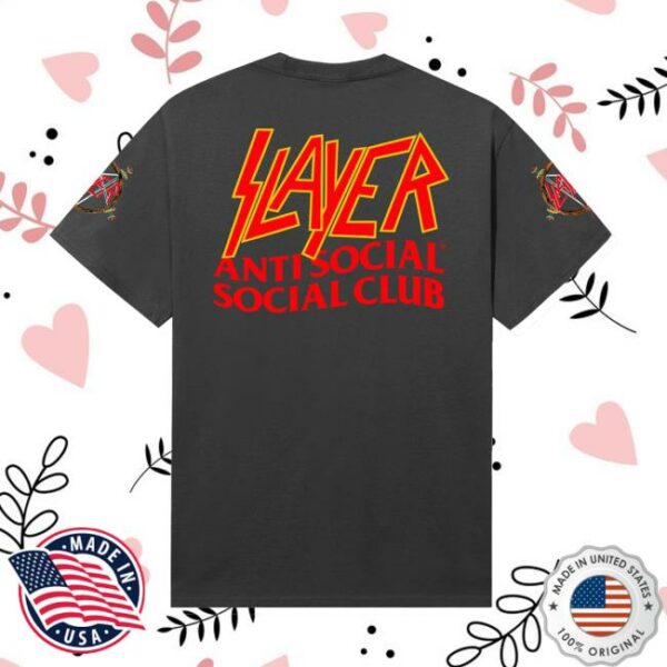 Antisocialsocialclub Store Merch Assc X Slayer Multi Social Tee
