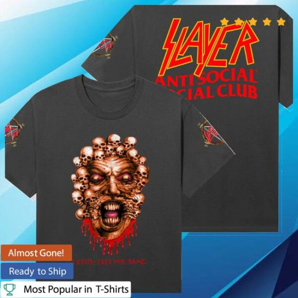 Antisocialsocialclub Store Merch Assc X Slayer Multi Social Tee