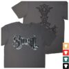 kenny cool store merch ghost chrome logo grucifix outline t shirt wweqqd