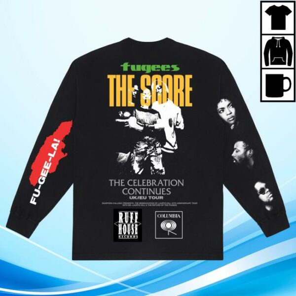 Ms. Lauryn Hill Store Merch Fugees Tour The Score Long Sleeve Tee