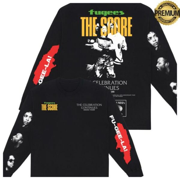 Ms. Lauryn Hill Store Merch Fugees Tour The Score Long Sleeve Tee