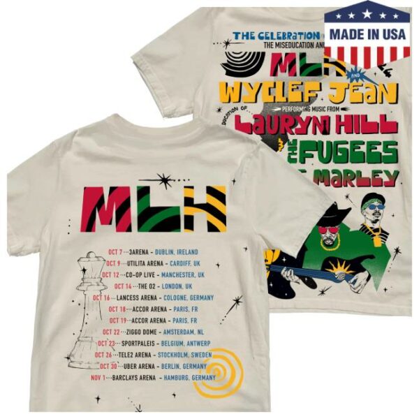 Ms. Lauryn Hill Store Merch Mlh X Fugees X Yg Tour Tee