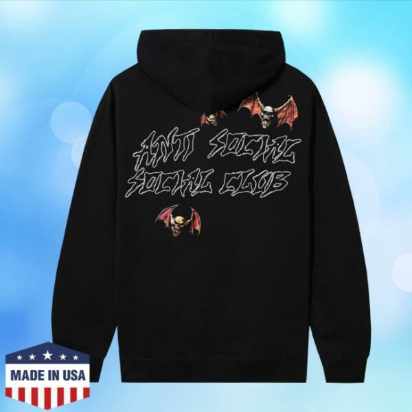 Antisocialsocialclub Store Merch Assc Get Metal Hoodie