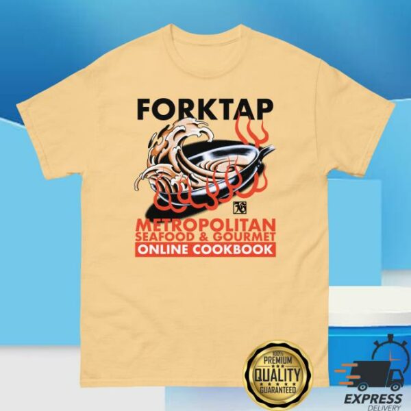 Metro Seafood Store Merch Fork Tap Tee