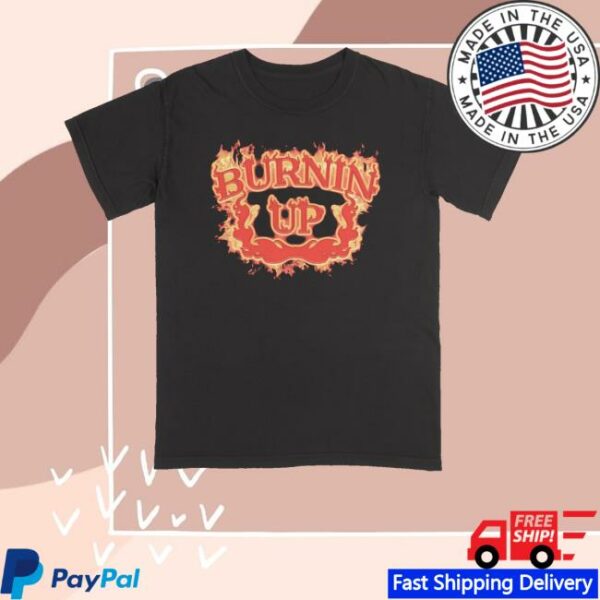 Jonas Brothers Merch Store Burnin Up Vintage Flames Shirt
