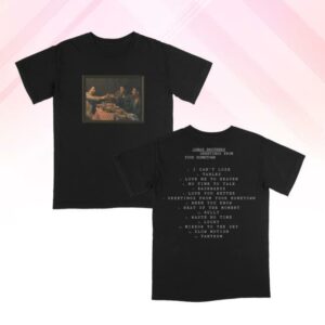 Jonas Brothers Merch Store Greetings Tracklisting Frame Shirt