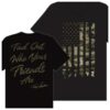 kenny tracy lawrence store merch black camo flag tee wed
