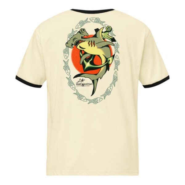 Metro Seafood Store Merch Hammerhead Ringer Tee