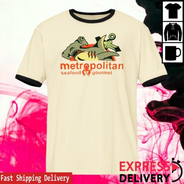 Metro Seafood Store Merch Hammerhead Ringer Tee