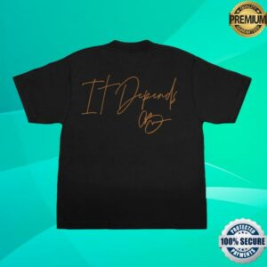 Shop Chris Brown Store Merch It Depends SS T-Shirt