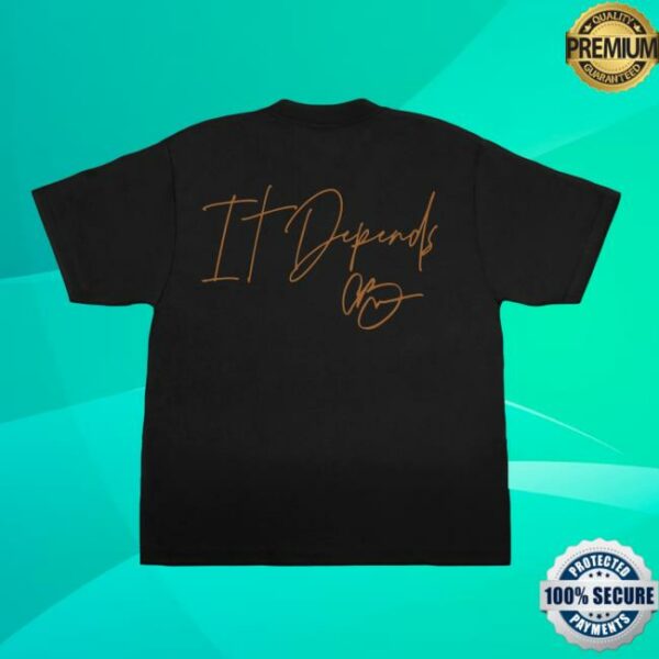 Shop Chris Brown Store Merch It Depends SS T-Shirt