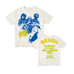 Ms Lauryn Hill Merch Store Trio White Tee
