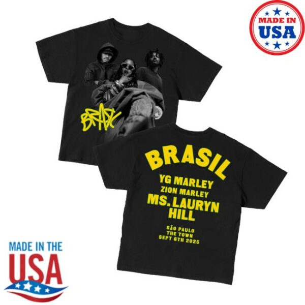 Ms Lauryn Hill Merch Store Trio Black Tee