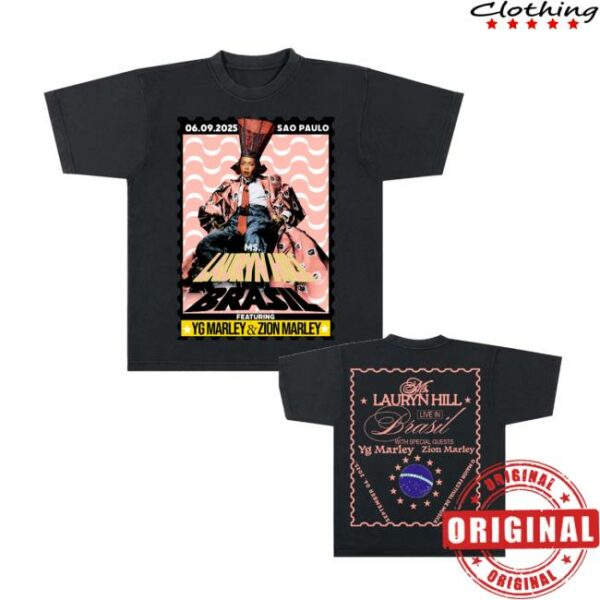 Ms Lauryn Hill Merch Store Mlh São Paulo Tee