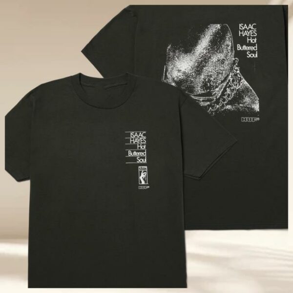 Hufworldwide Store Merch Huf X Isaac Hayes Hot Buttered Heavyweight T-Shirt