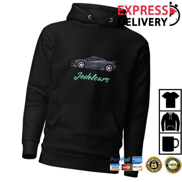 Jedel Cars Merch Store Jedelcars 720S Black Hoodie