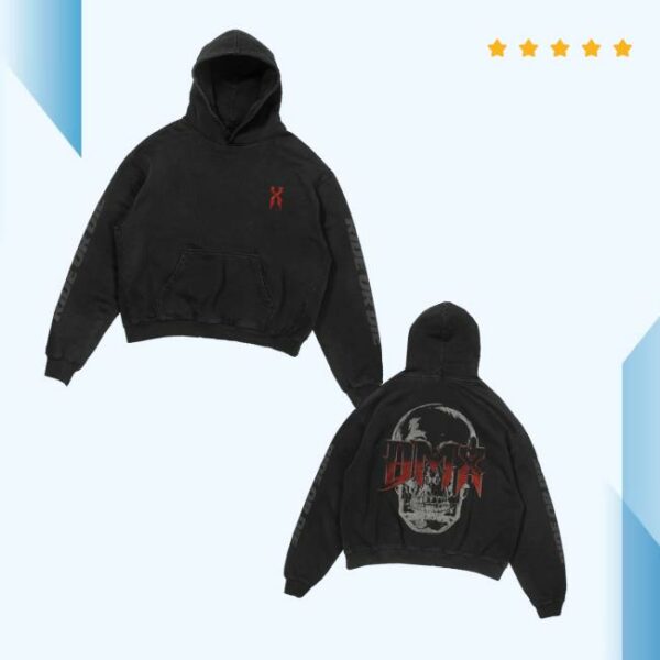 Darkmanx Merch Store Ride Or Die Skull Hoodie