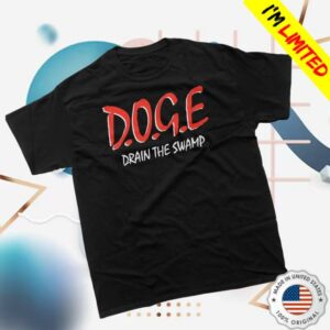 Dogegov Store Merch Drain The Swamp Tee