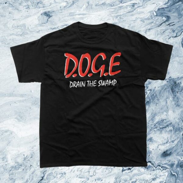 Dogegov Store Merch Drain The Swamp Tee
