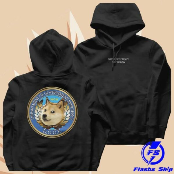 Dogegov Store Merch Much Wow Logo Hoodie