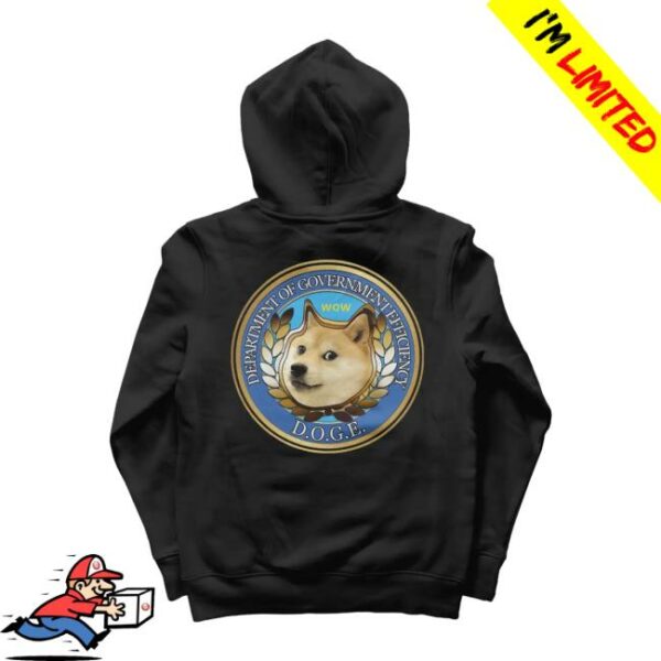 Dogegov Store Merch Much Wow Logo Hoodie