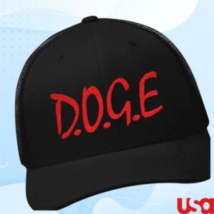 Dogegov Store Merch Straight Outta D.O.G.E Trucker