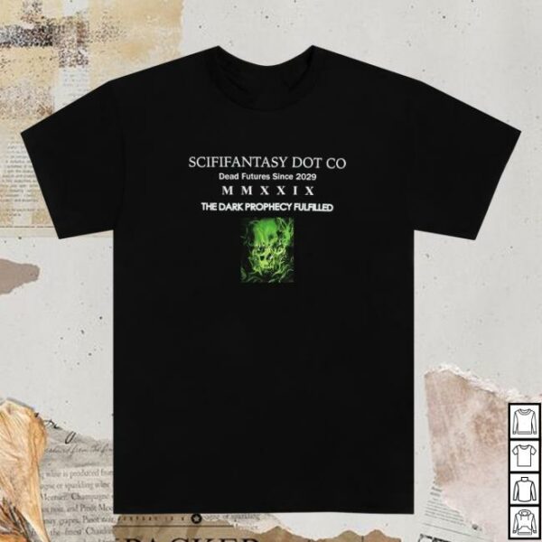 Antithesis Store Merch Sci-Fi Fantasy Dark Prophecy Black T-Shirt