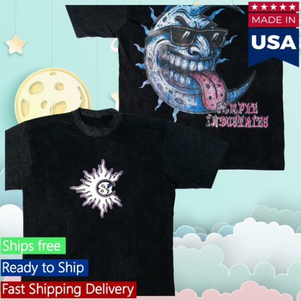 Sampleind Store Merch Smpl Moon Black Tee