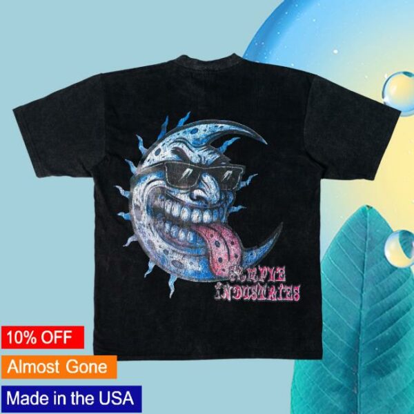 Sampleind Store Merch Smpl Moon Black Tee