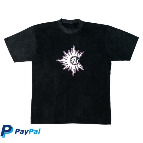 Sampleind Store Merch Smpl Moon Black Tee