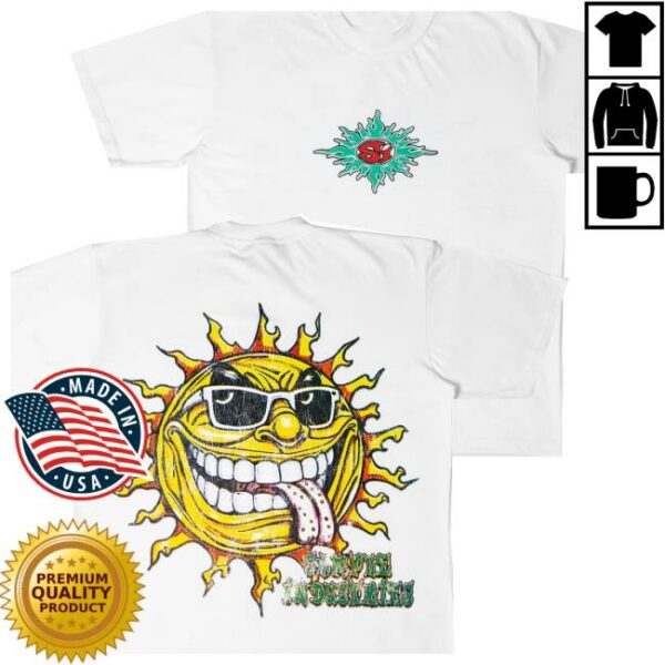 Sampleind Store Merch Smpl Sun White Tee