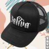 kenny saliva store merch saliva black snapback logo hat