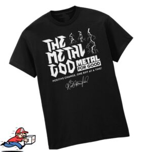 Metalforgood Store Merch Rob Halford X Mfg Adult Black T-Shirt