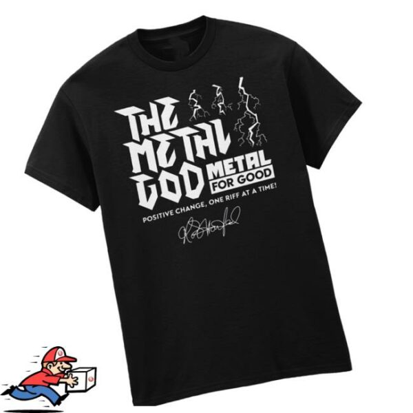 Metalforgood Store Merch Rob Halford X Mfg Adult Black T-Shirt