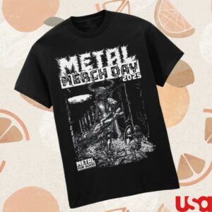 Metalforgood Store Merch Metal Merch Day 2025 Adult Black T-Shirt