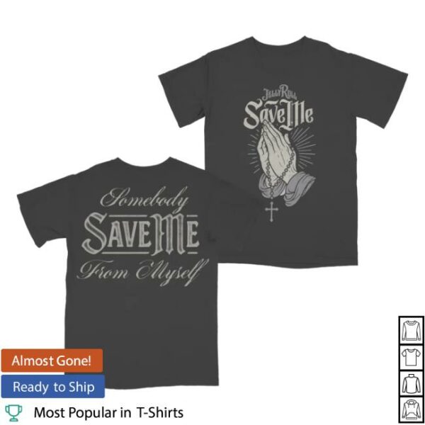 Jellyroll615 Store Merch Praying Hands Save Me T-Shirt