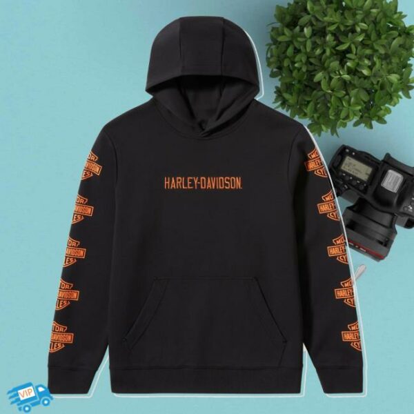 Harley Davidson Store Merch Men’s Essential Bar & Shield Pullover Hoodie