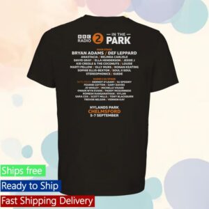Event-Merchandise Store Merch Bbc Radio 2 In The Park 2025 Line Up T-Shirt