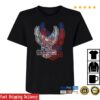 kenny harley davidson store merch womens upswept eagle americana midi tee