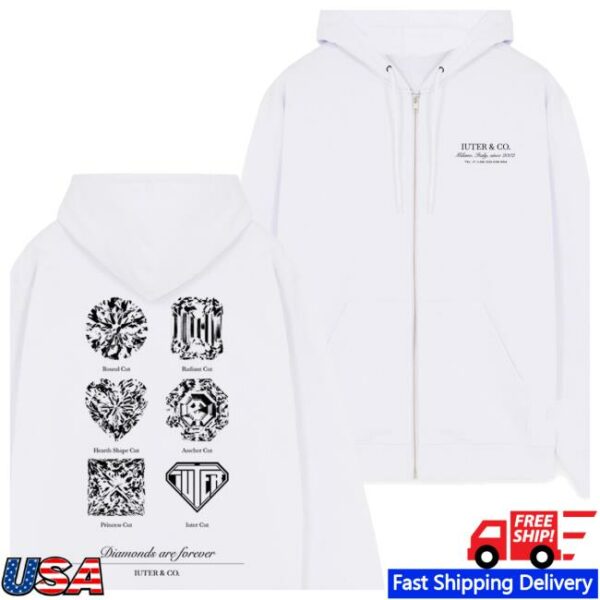 Iuter Store Merch Cuts Zip Hoodie