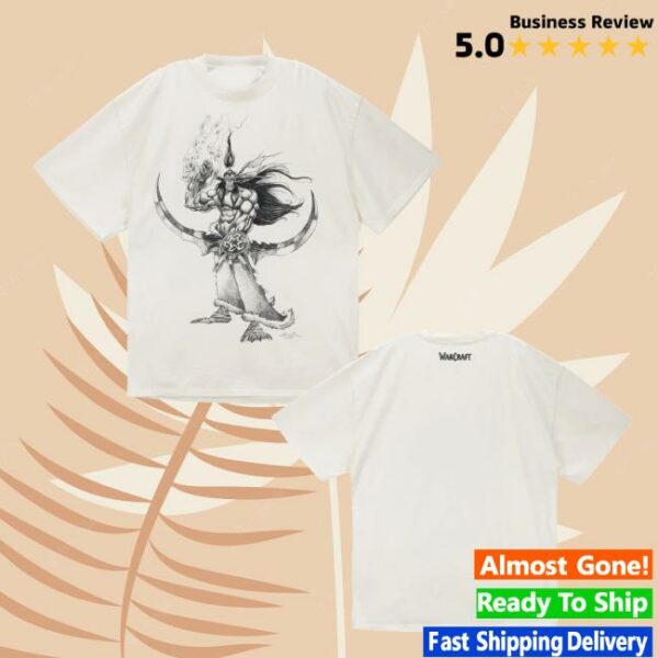 Blizzard Gear Merch Store Warcraft Samwise Sketch Night Elf T-Shirt