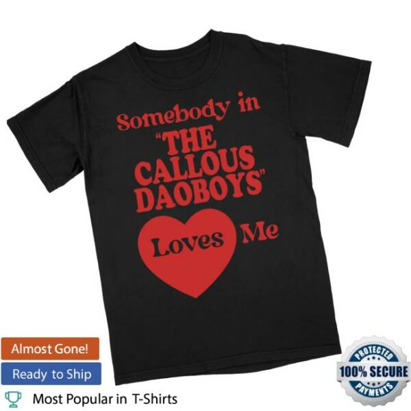 The Callous Daoboys Store Merch Black Love Tee