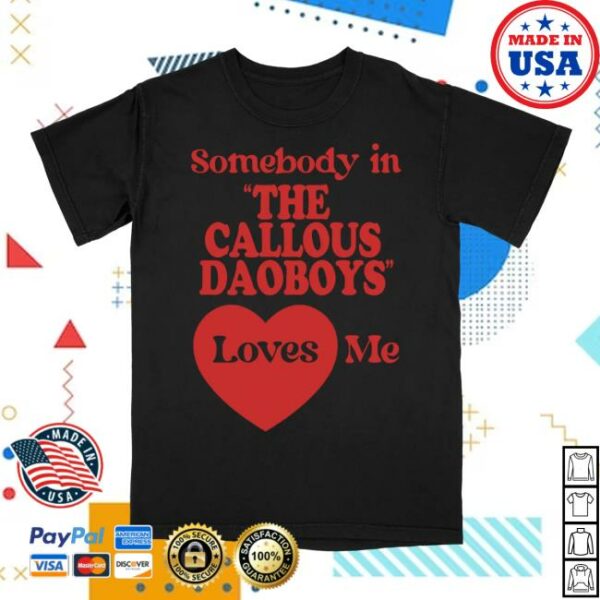 The Callous Daoboys Store Merch Black Love Tee