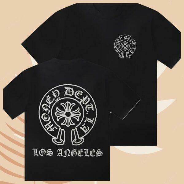 Denim Exchange Usa Store Merch Money Dept. Vintage Old English Black Tee