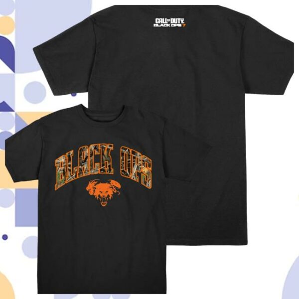 Call Of Duty Store Merch Black Ops 7 Camouflage T-Shirt