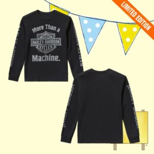 Harley Davidson Merch Store Men’s More Than A Machine Long Sleeve Tee