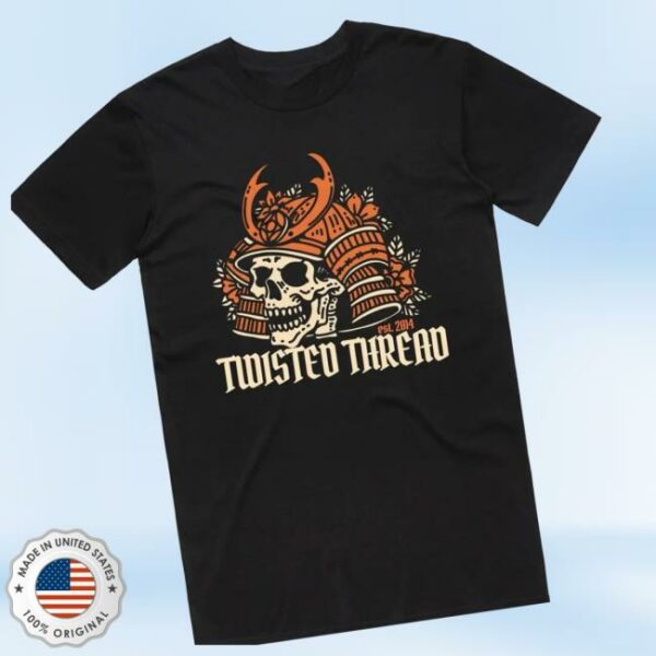 Twisted Thread Store Merch Twisted Thread Samurai Skull Twisted Thread T-Shirt