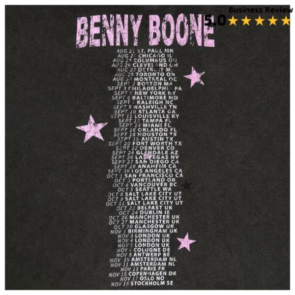 Benson Boone Store Merch Shop American Heart Dateback Photo Tee