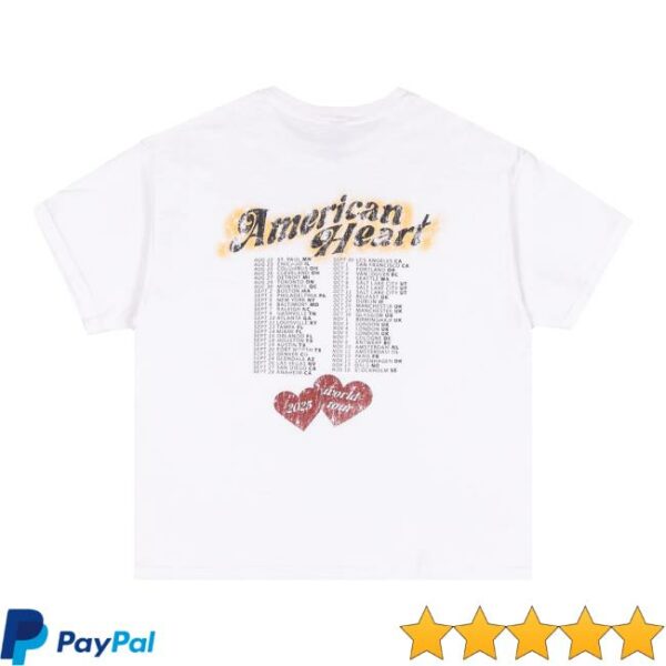 Benson Boone Store Merch Shop Heart Date Back Tee